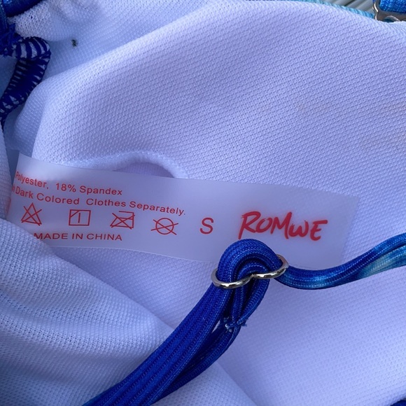 3 for $15🚨 NWOT Blue Tie Dye Bikini - Picture 6 of 6